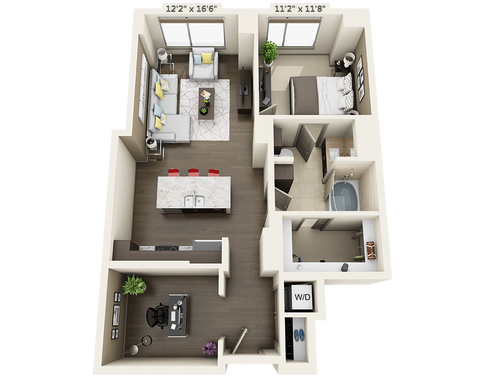 One Bedroom A1BD