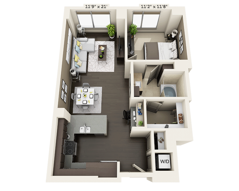 One Bedroom A1J