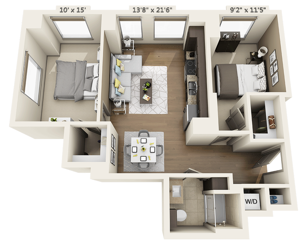 Two Bedroom B1E