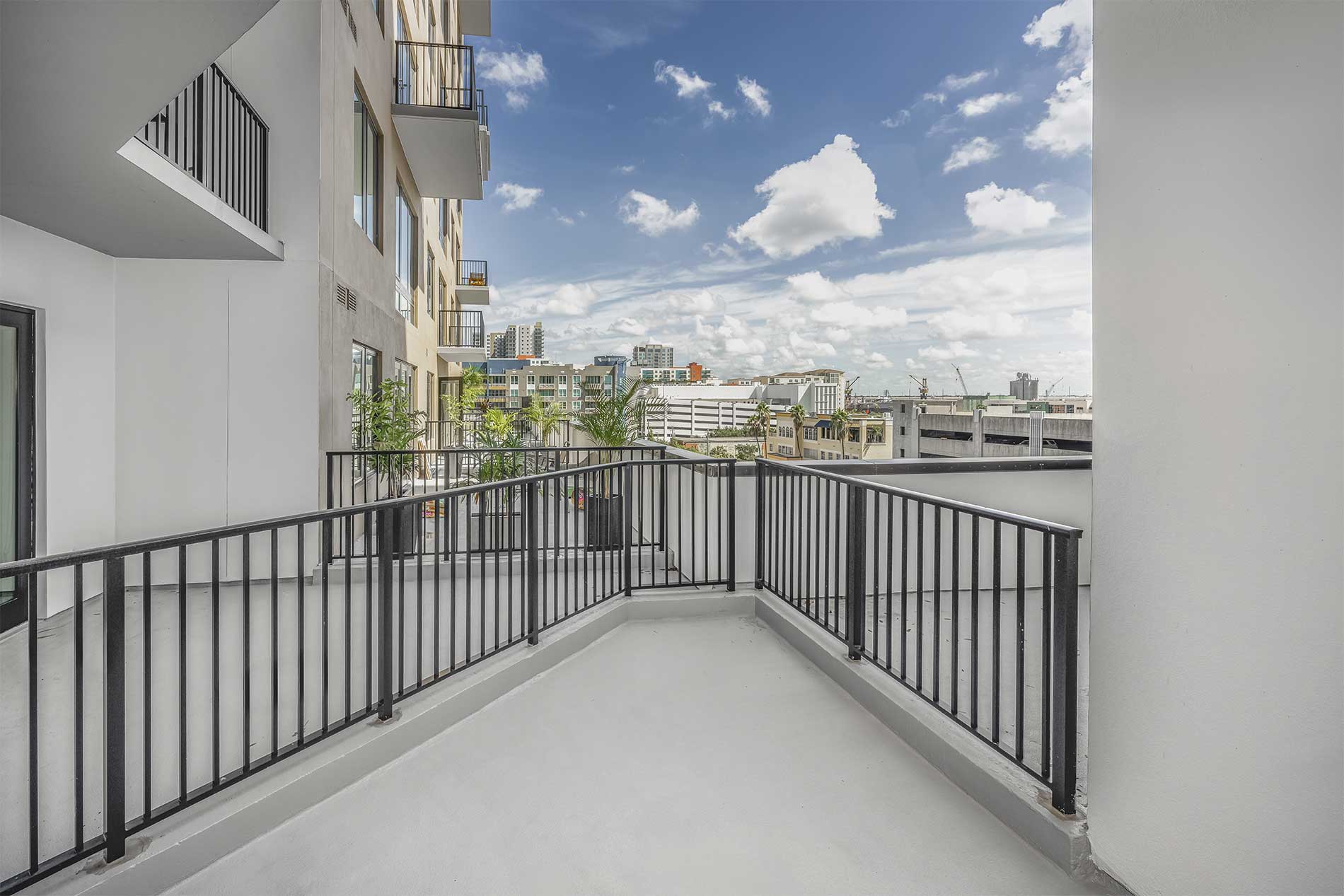 101 N Meridian apartment terrace