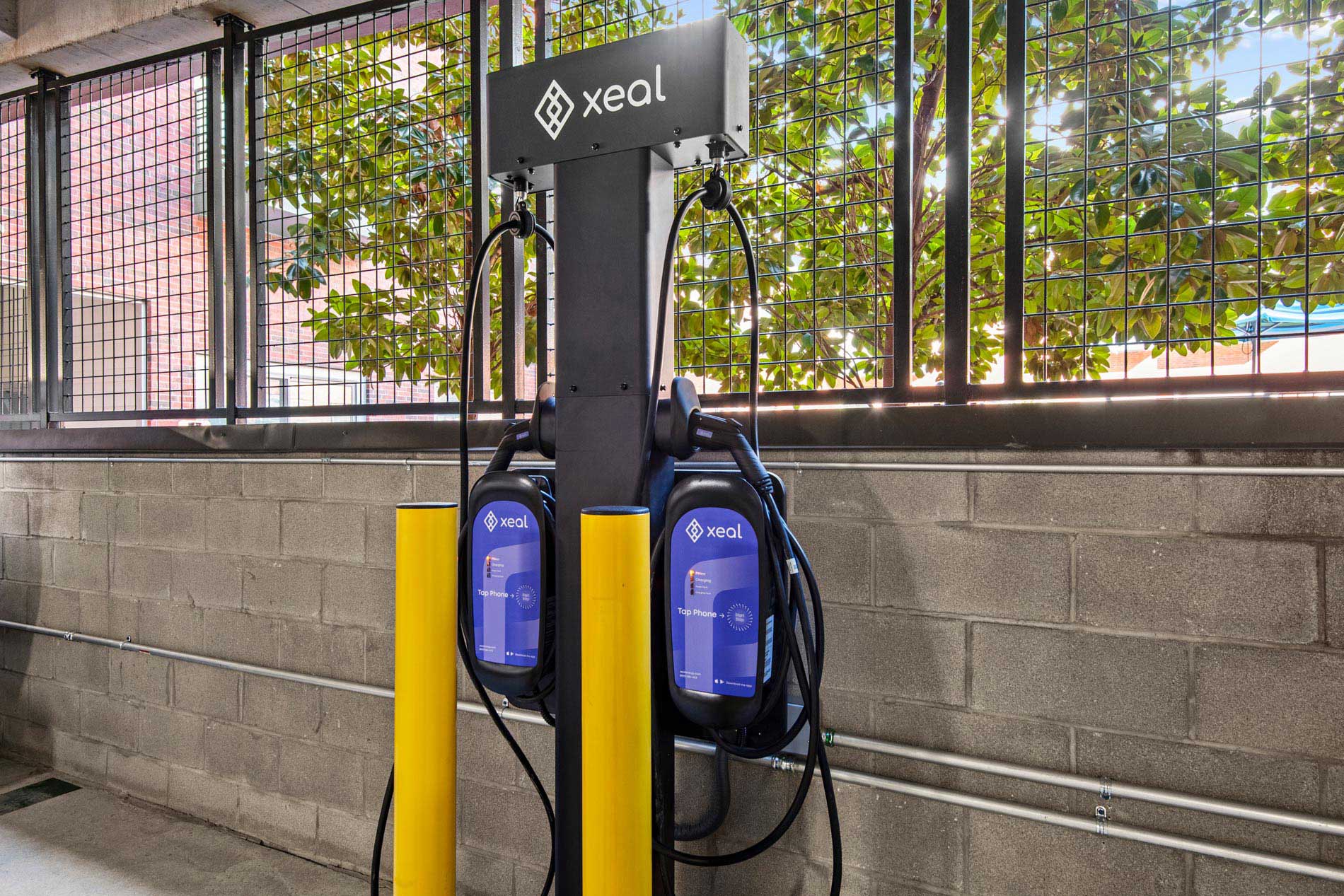 Central Square at Frisco EV station