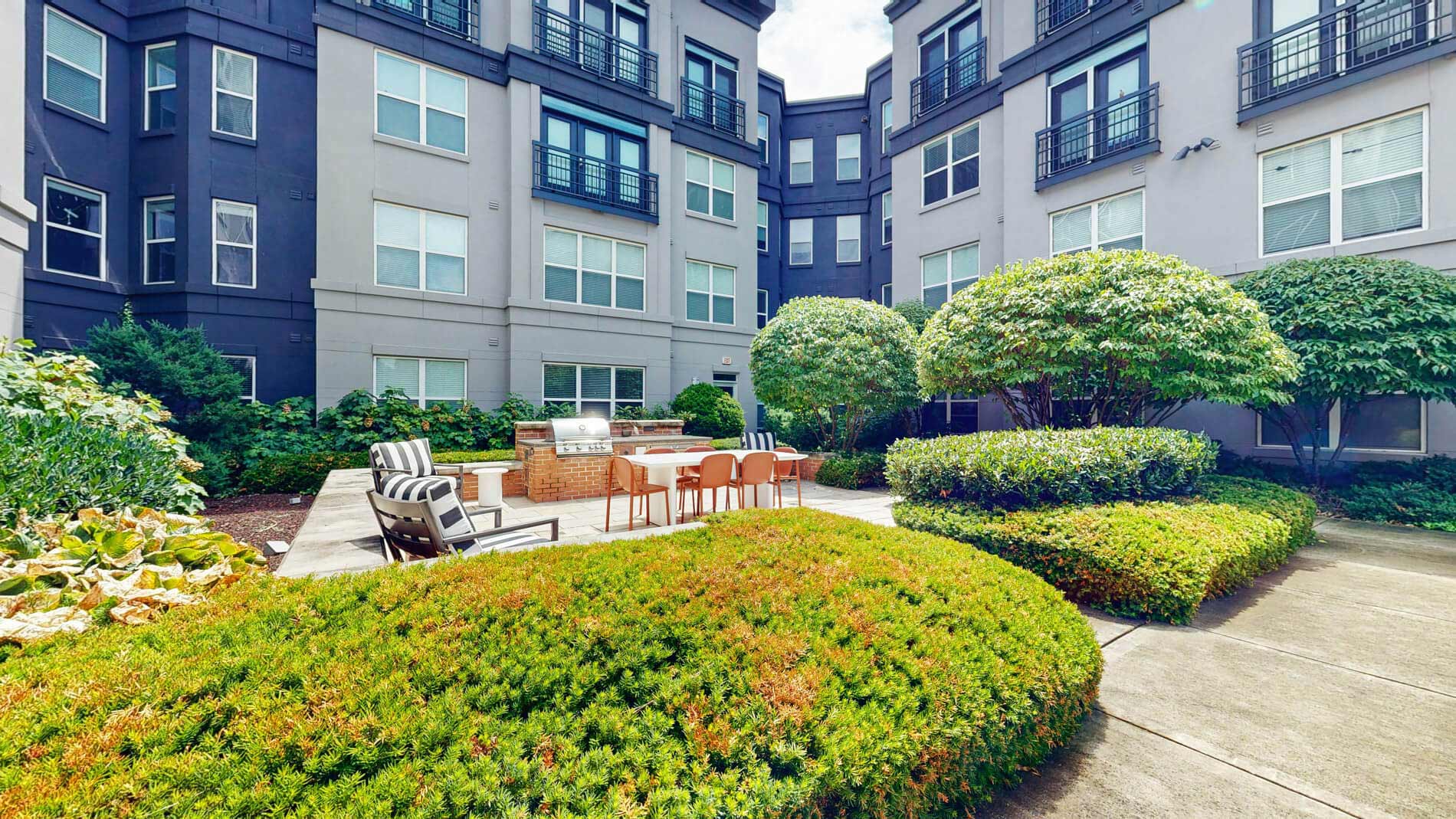 Domain College Park courtyard