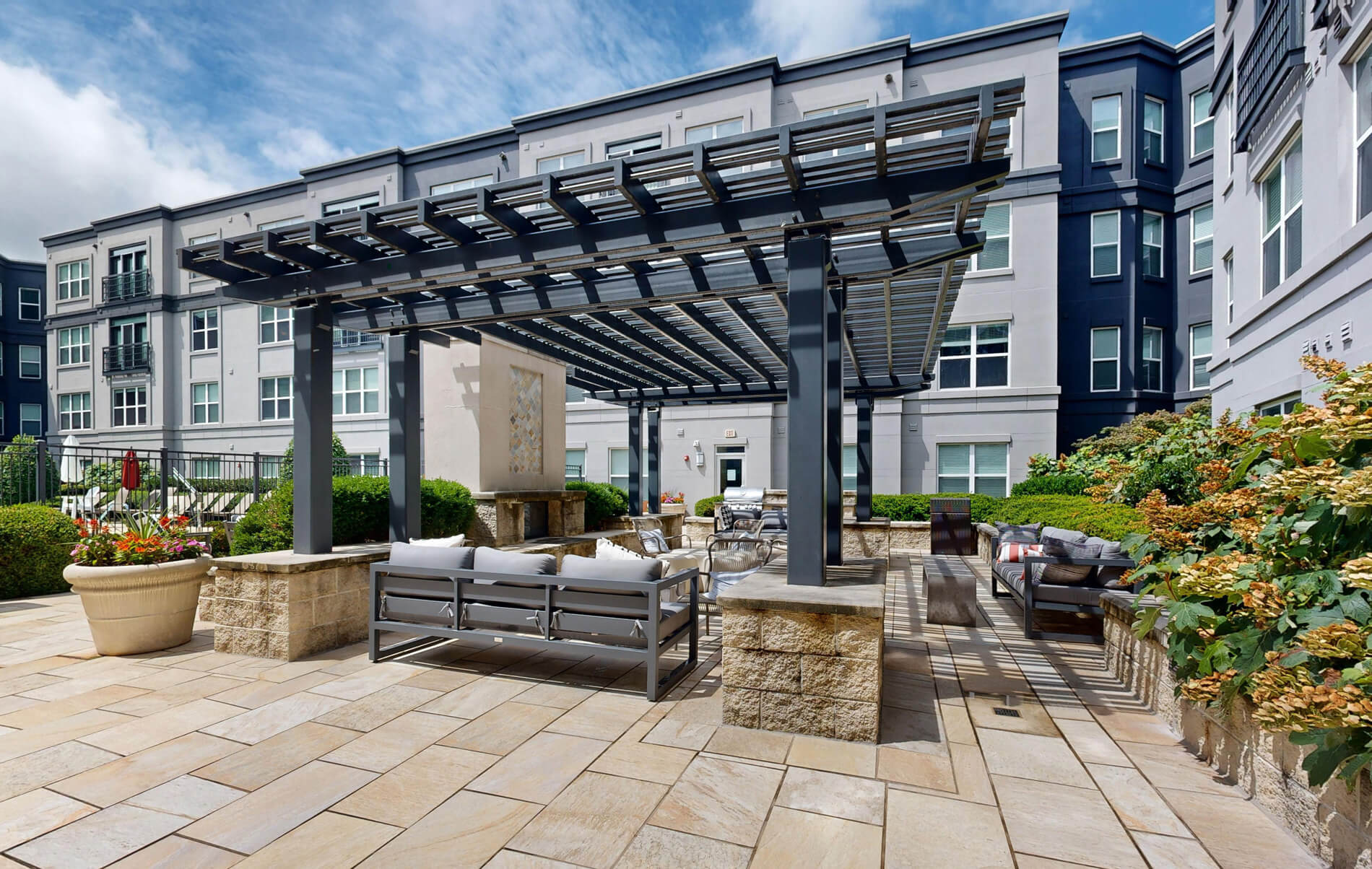 Domain College Park courtyard