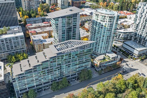 Elements drone building exterior