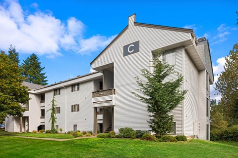 Hilltop apartment building exterior