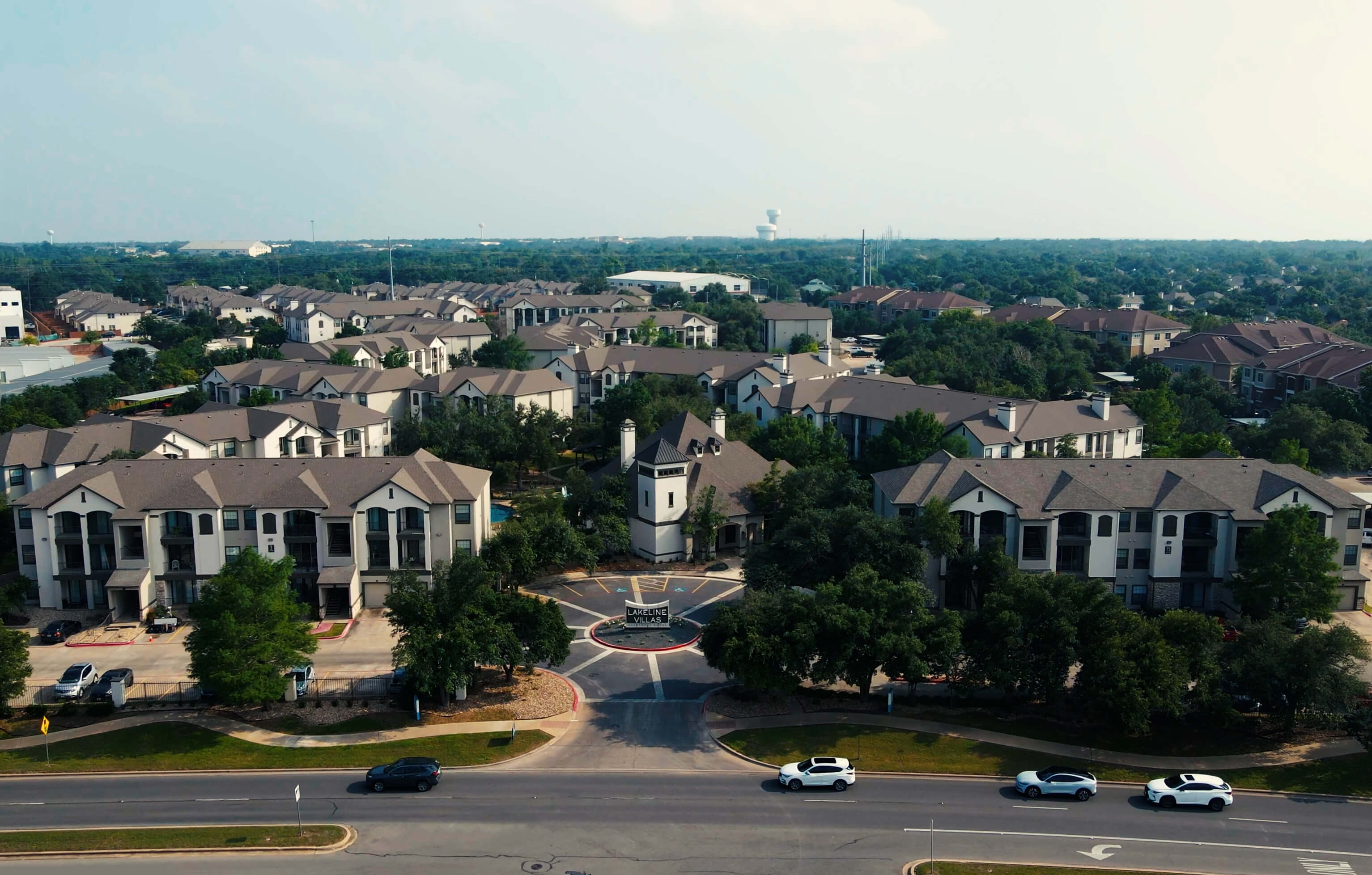 Lakeline Villas Drone building exterior