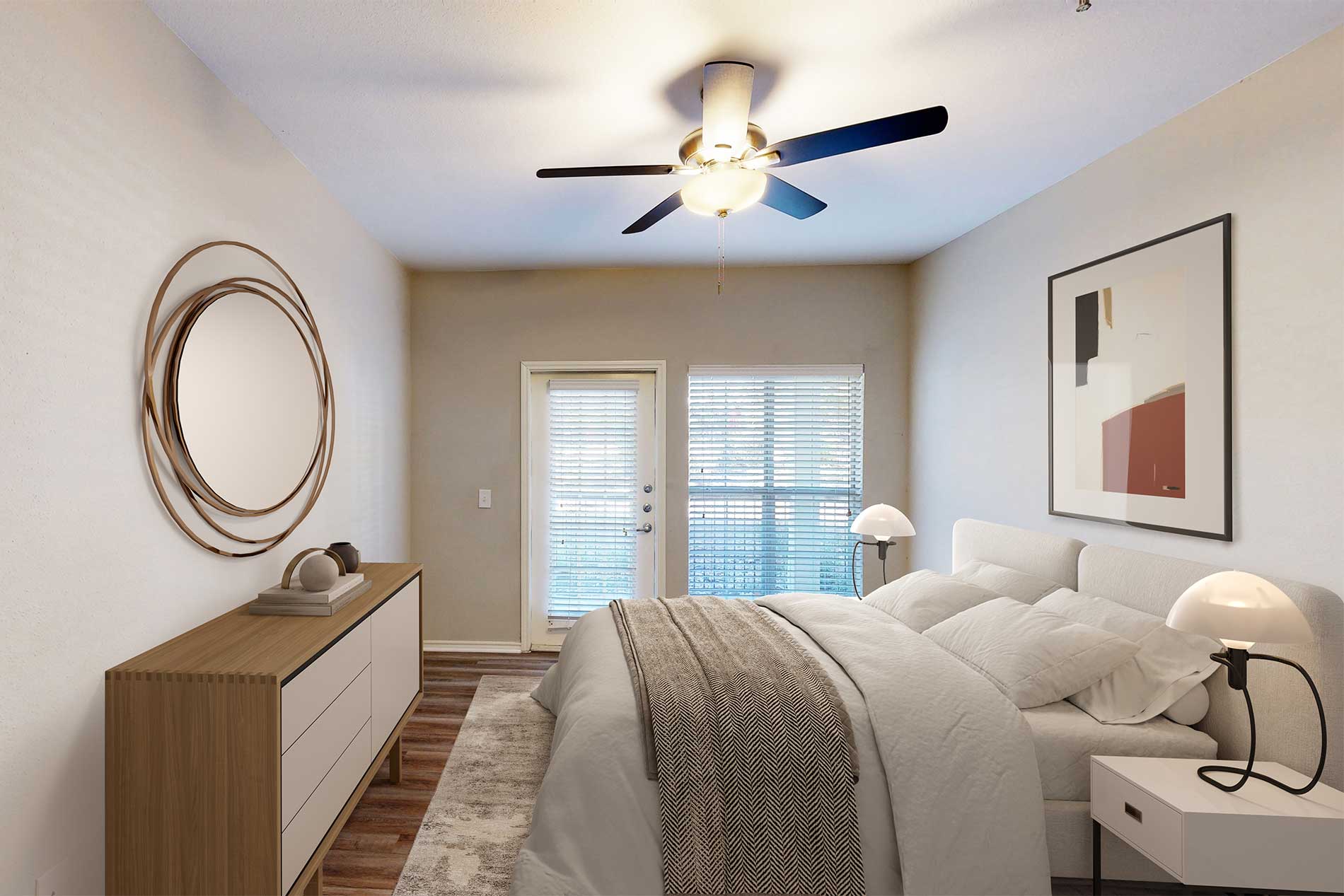 Red Stone Ranch apartment bedroom