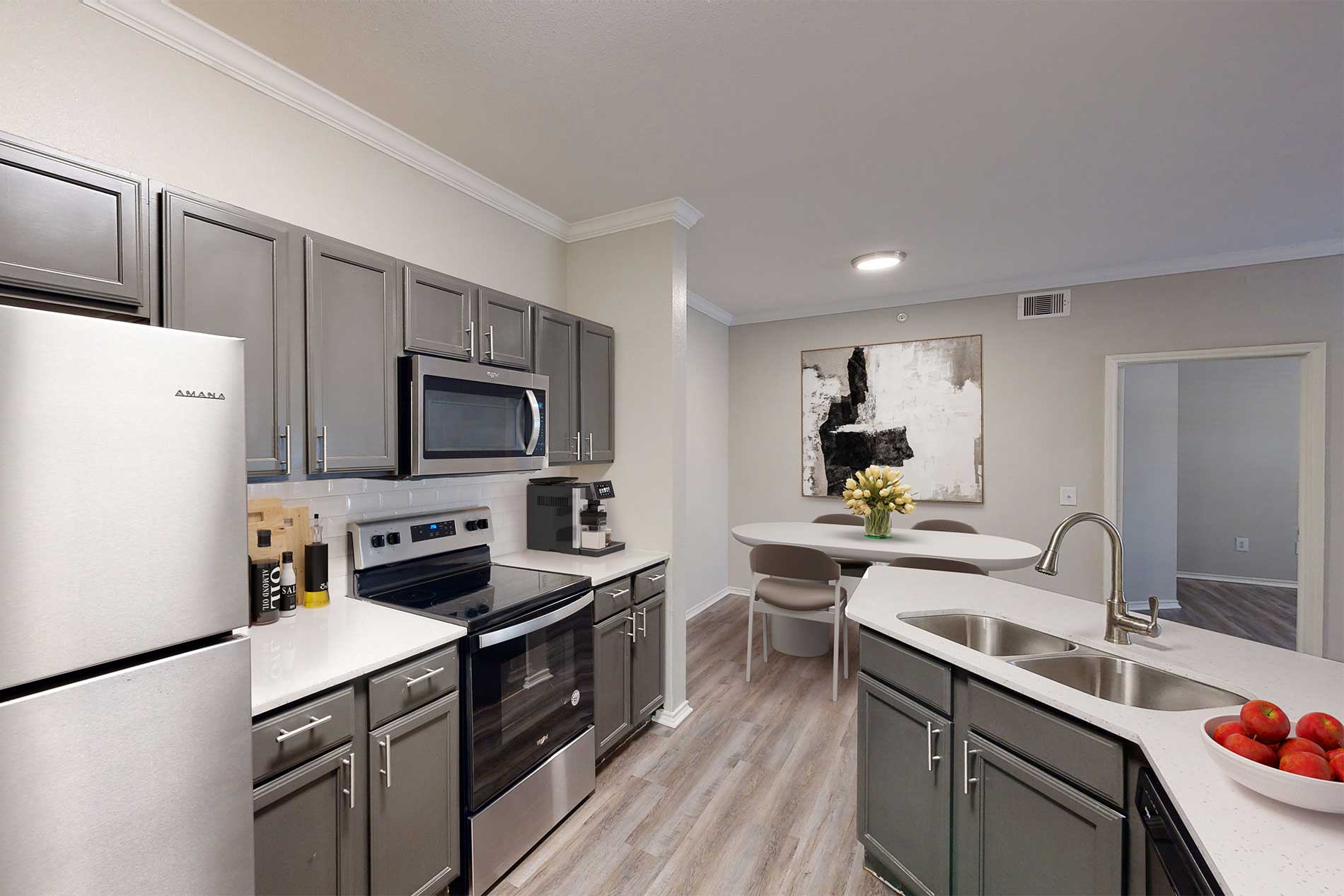 Red Stone Ranch apartment kitchen