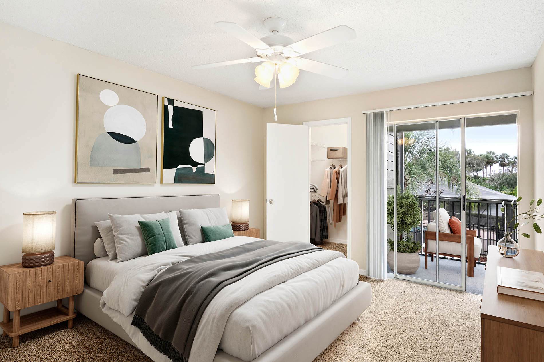 Regatta Shores apartment virtually staged