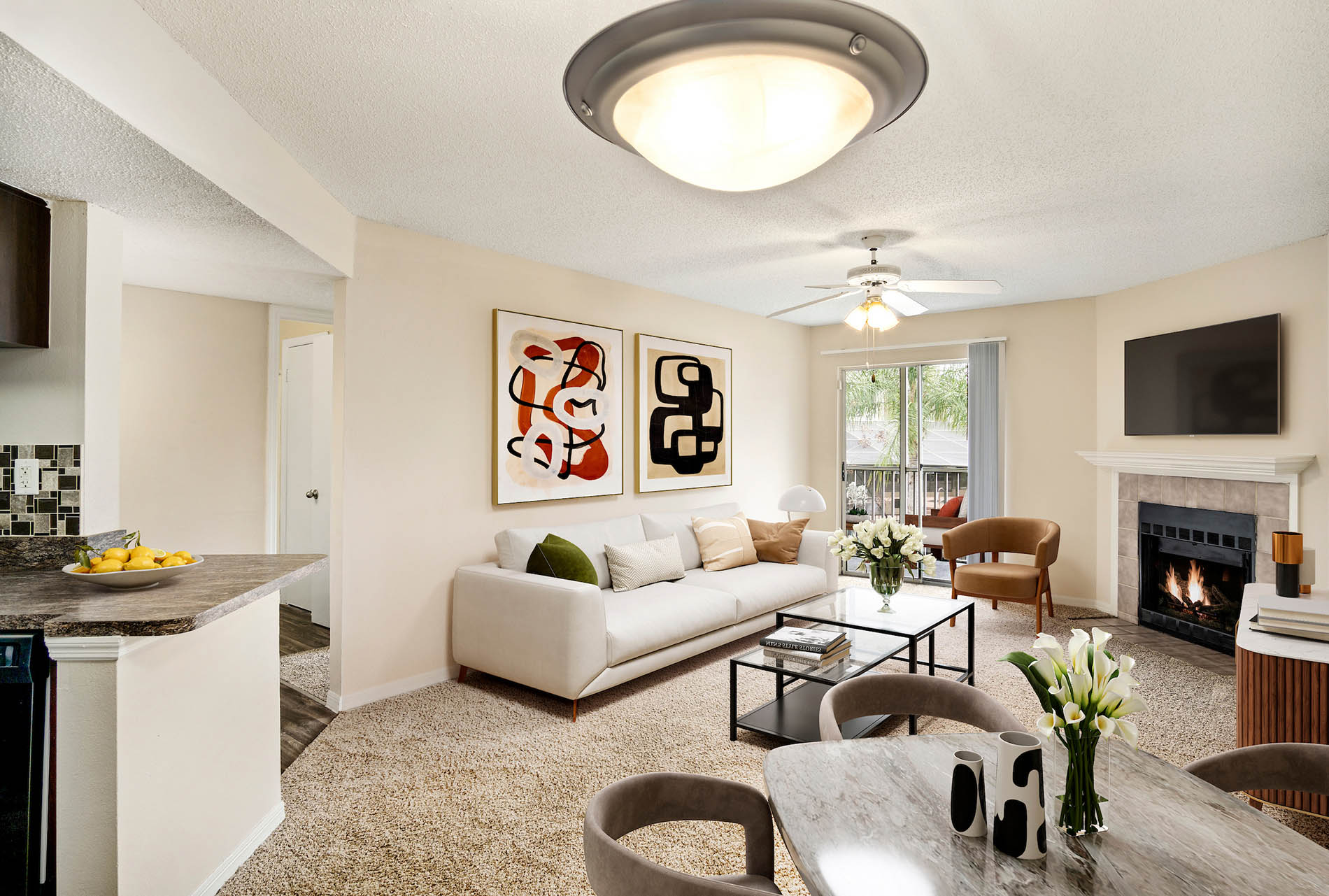 Regatta Shores apartment virtually staged