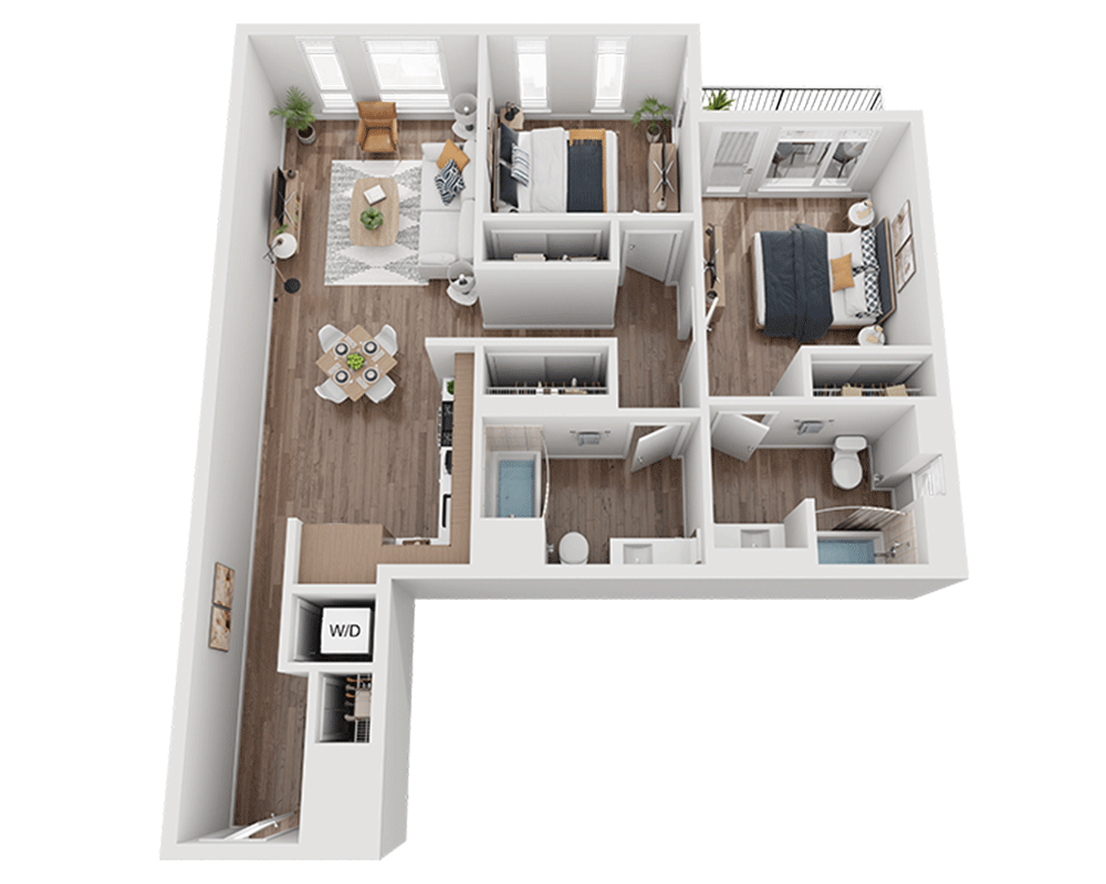 Two Bedroom B2A