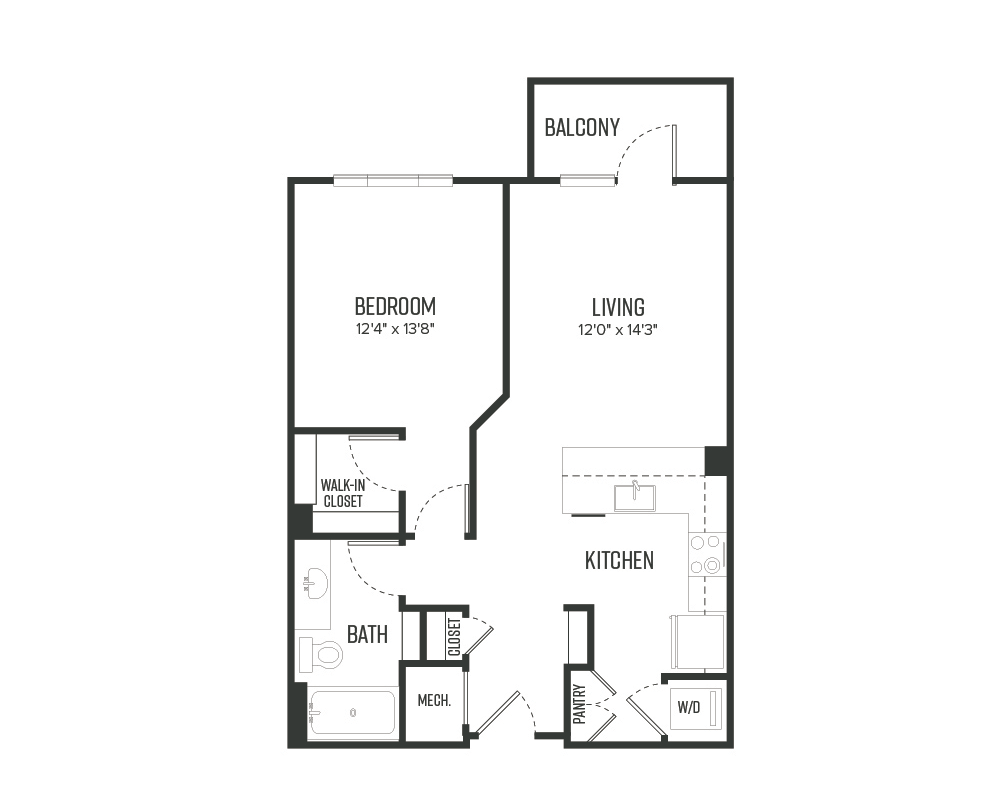 A1K Floor Plan