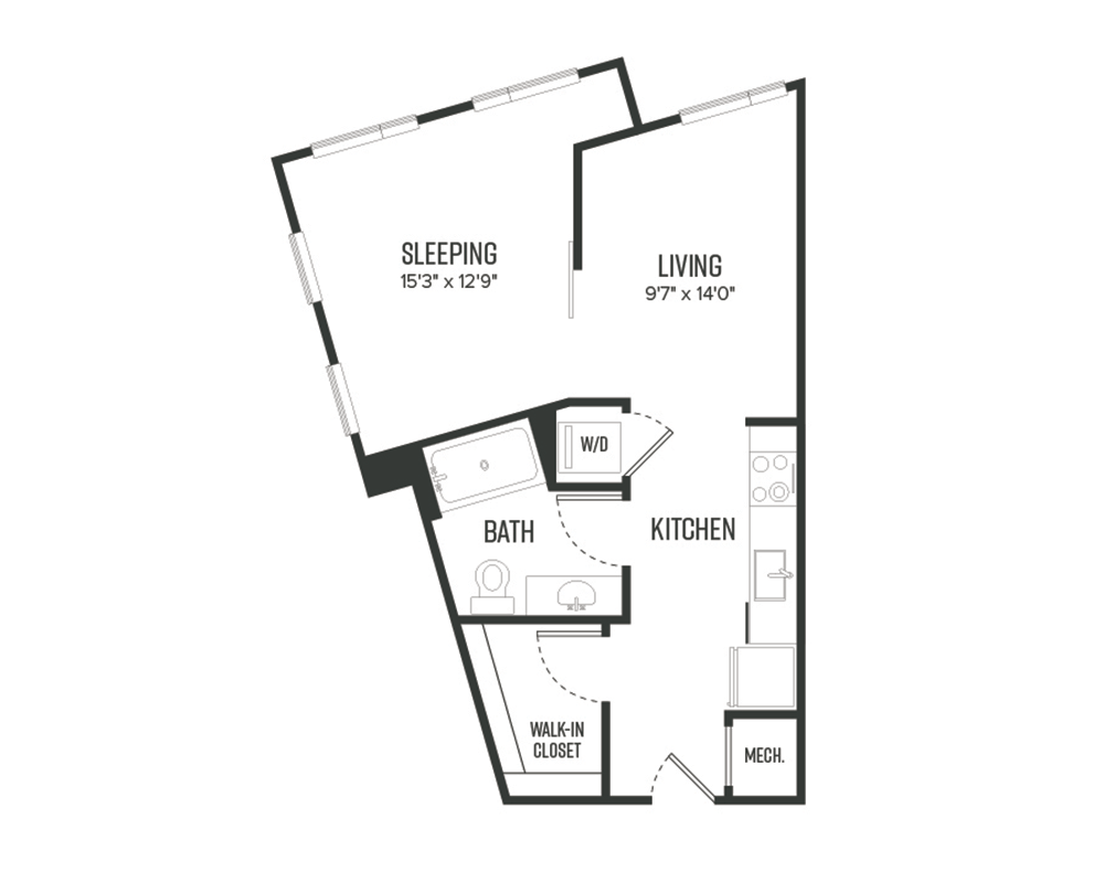 E1B Floor Plan