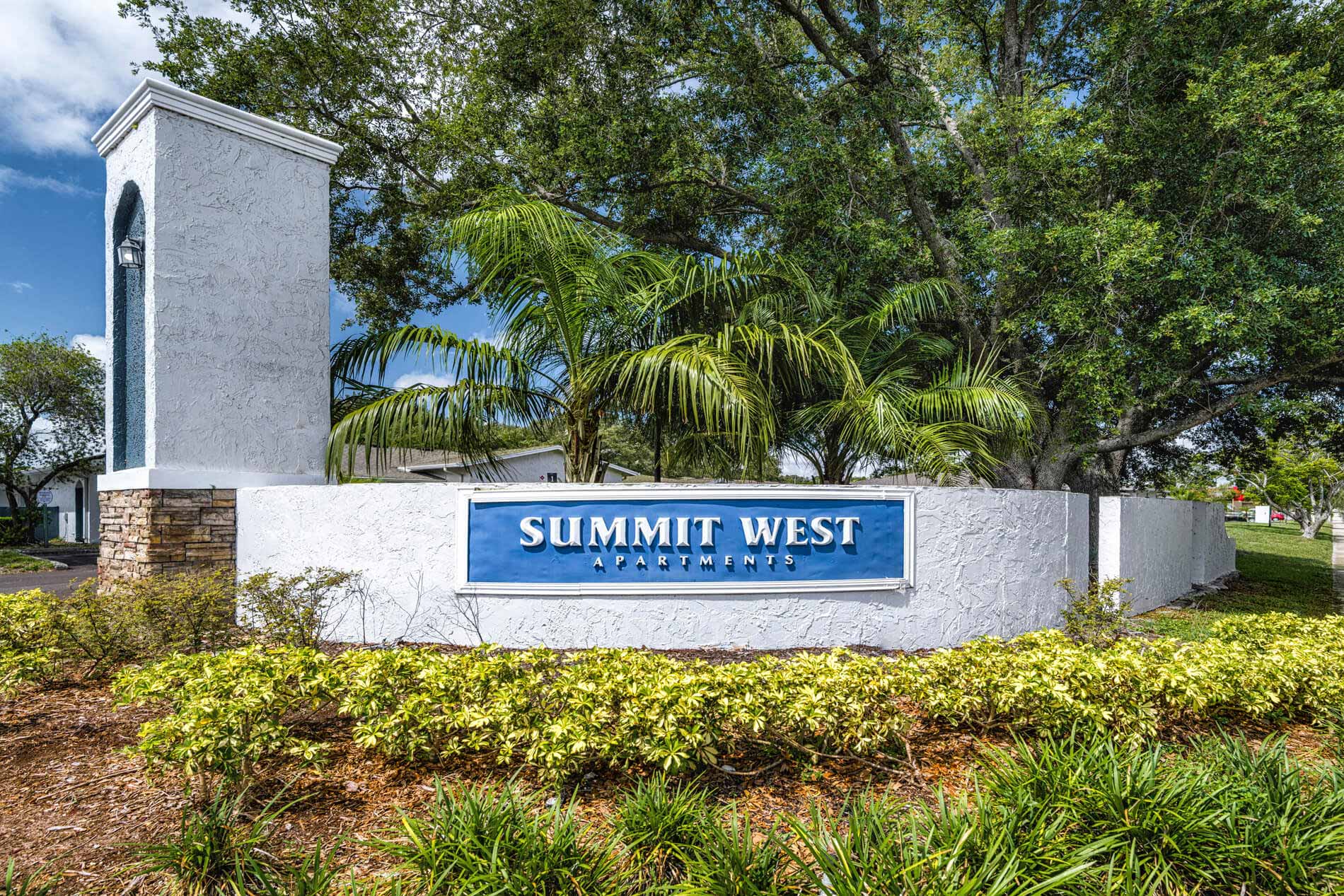 Summit West monument sign