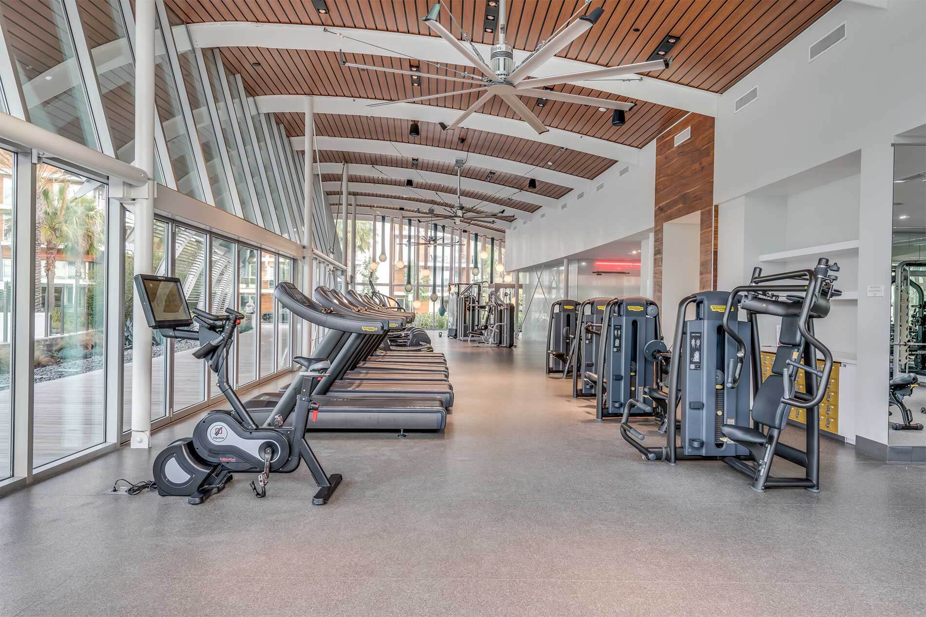 The Residences at Pacific City fitness center