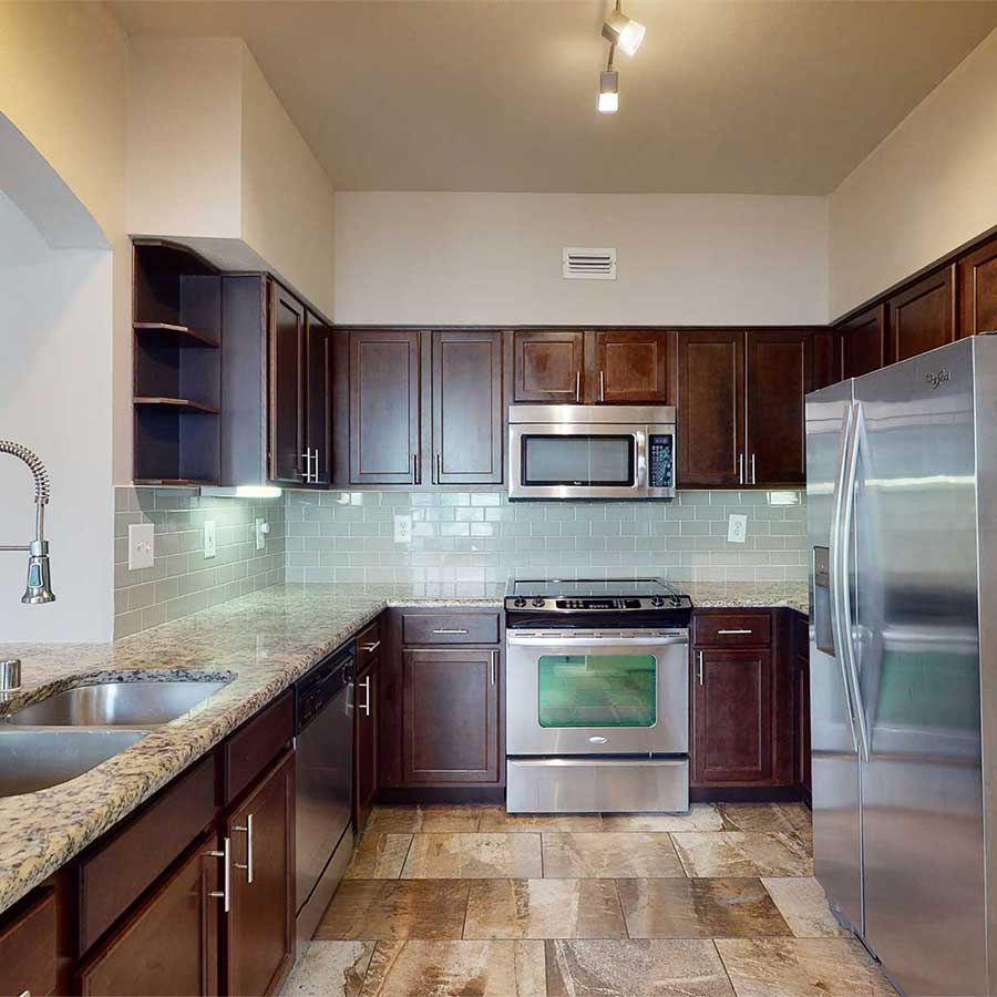 Thirty377 apartment kitchen