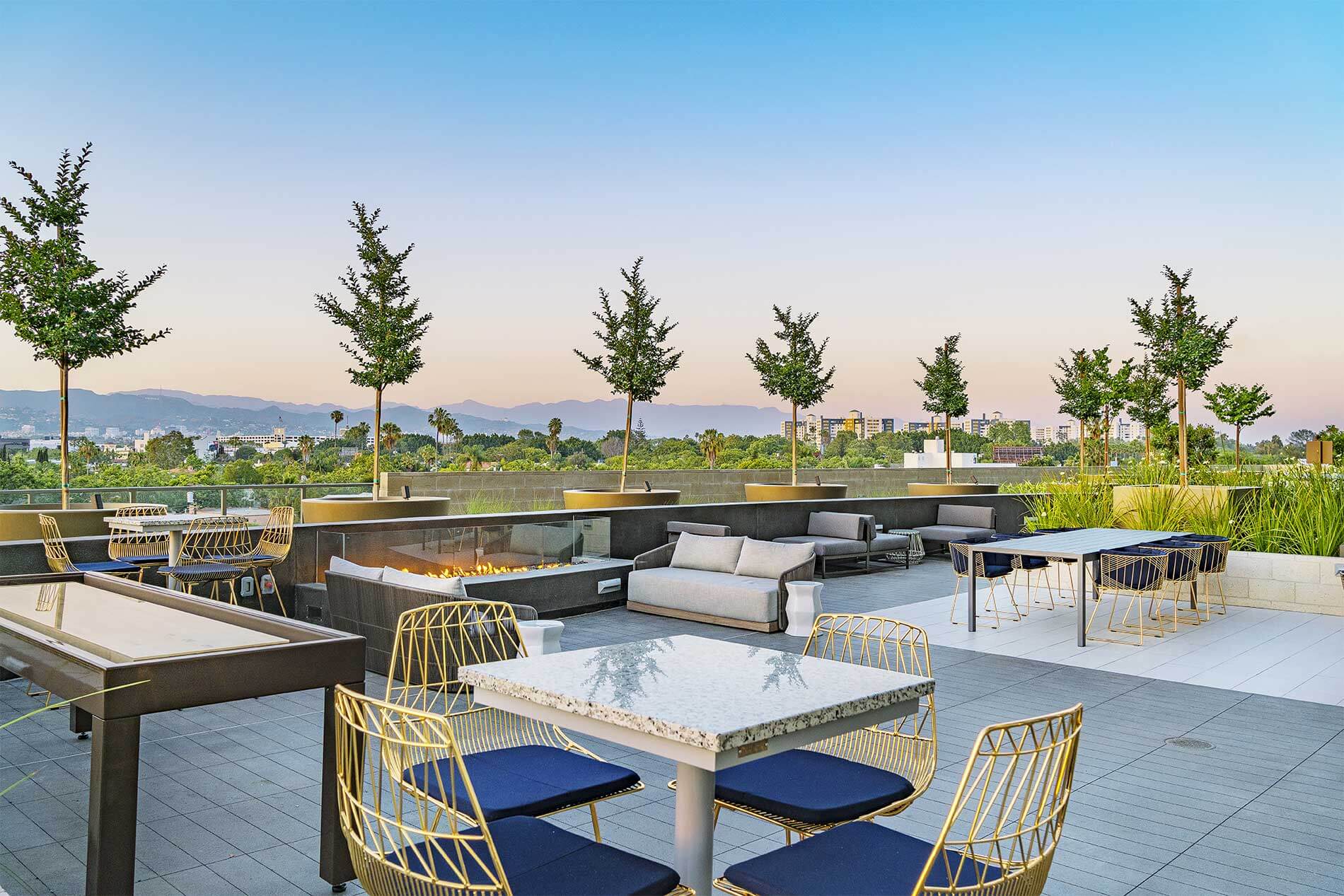 Vision on Wilshire community rooftop