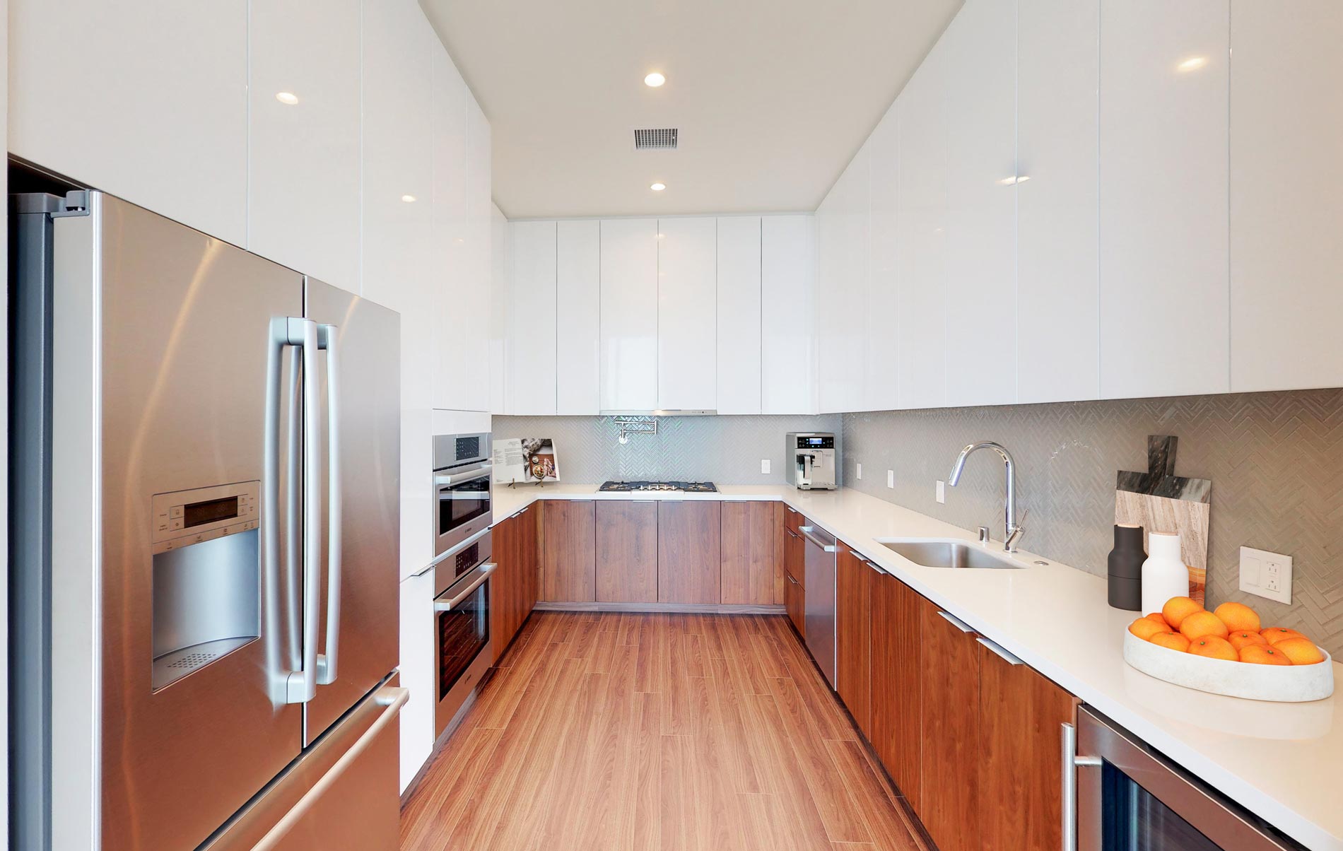 Vision on Wilshire Kitchen staged 